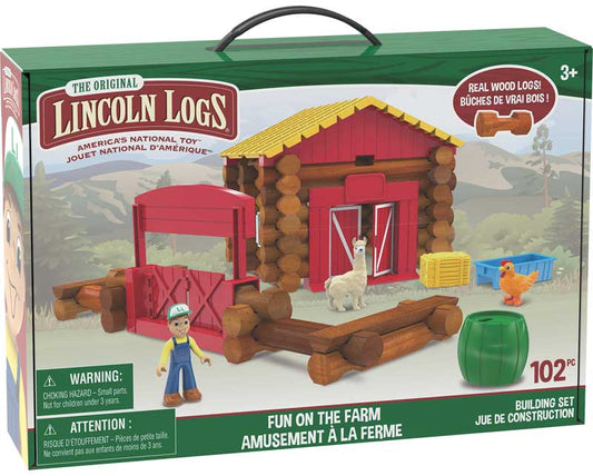 Lincoln Logs - Fun On The Farm Building Set