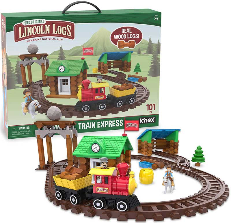 Lincoln Logs - Sawmill Express Train Building Set