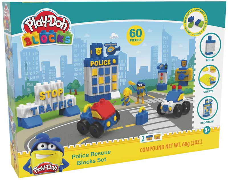 Play-doh Blocks Police Car Set