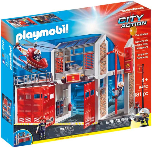 Playmobil City Action Fire Station With Fire Alarm