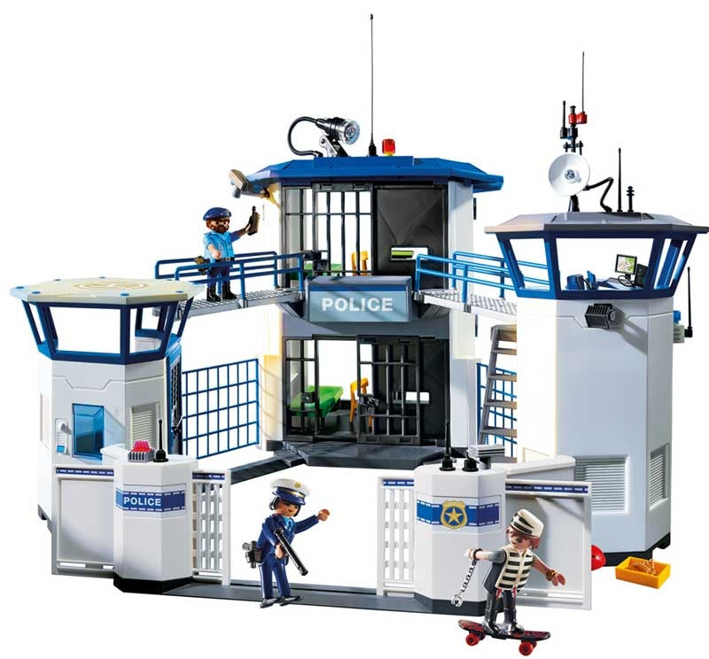 Playmobil City Action Police Headquarters With Prison