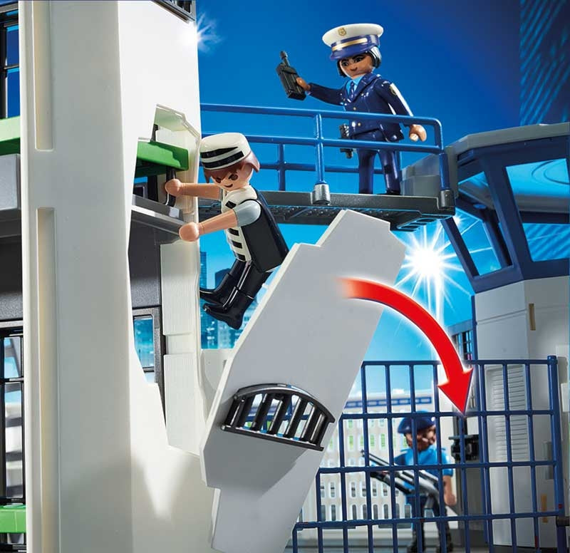 Playmobil City Action Police Headquarters With Prison