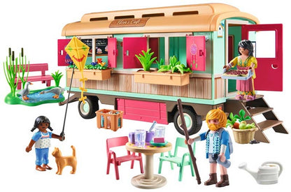 Playmobil Country: Cosy Train Cafe With Vegetable Garden