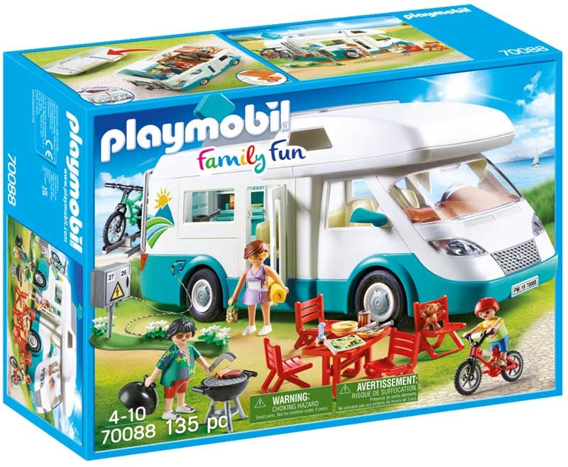 Playmobil Family Fun Camper Van With Furniture