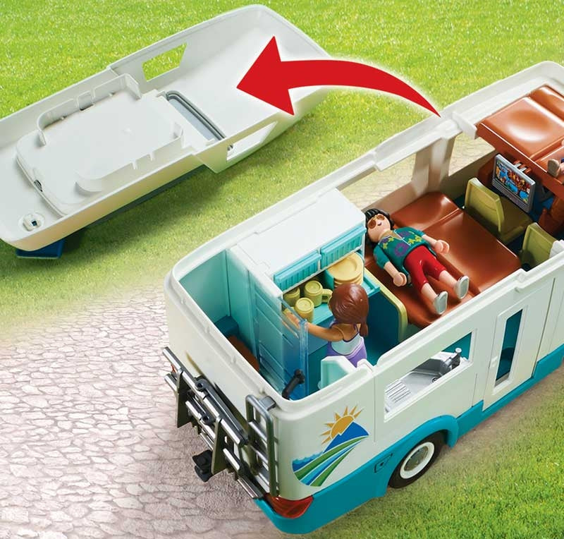 Playmobil Family Fun Camper Van With Furniture