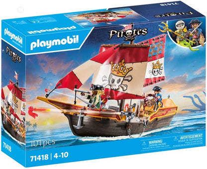 Playmobil Pirates: Pirate Vs. Deeper - Pirate Vessel