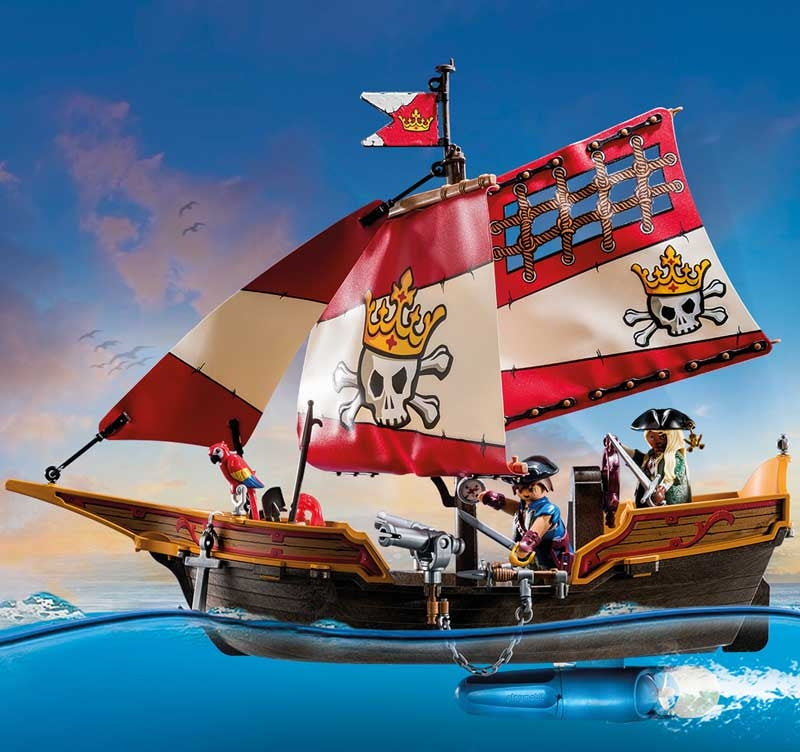 Playmobil Pirates: Pirate Vs. Deeper - Pirate Vessel