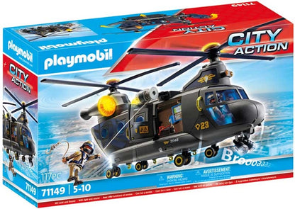 Playmobil Tactical Police Twin-prop Helicopter