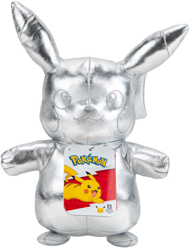 Pokemon 25th Celebration Silver Plush Assorted