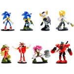 Sonic The Hedgehog Articulated Action Figures 7.5Cm - 8 Pack Deluxe Box